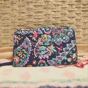 SOLD Vera Bradley Turnlock Wallet - French Paisley